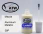 Preview: Mazda, Aluminum Metallic, 38P: 20ml Lackstift, von ATW Autoteile West.